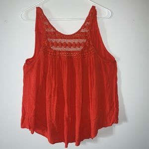 Crocheted tank top